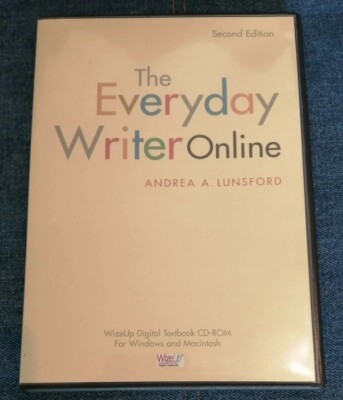 THE EVERYDAY WRITER ONLINE - Andrea A. Lunsford Digital Textbook CD-Rom 