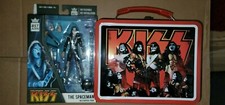 KISS LOVE GUN Embossed Lunch Box Tin Tote NO THERMOS AXN Ace Frehely Figure