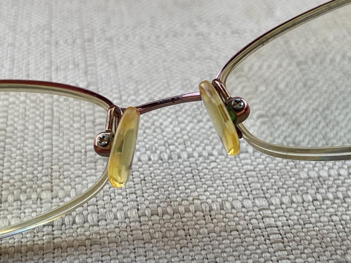 Nine West Women Glasses Bronze Tone Half Rim Vintage  display picture 1