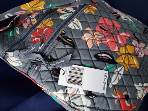 New Vera Bradley in retired COASTAL PARADISE TRIO ZIP Hipster Cross-body bag - Picture 7 of 11