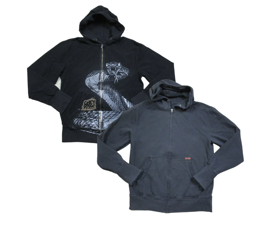 Vintage Obey Posse Propaganda Reversible Snake Full Zip Hoodie Sweatshirt Sz S