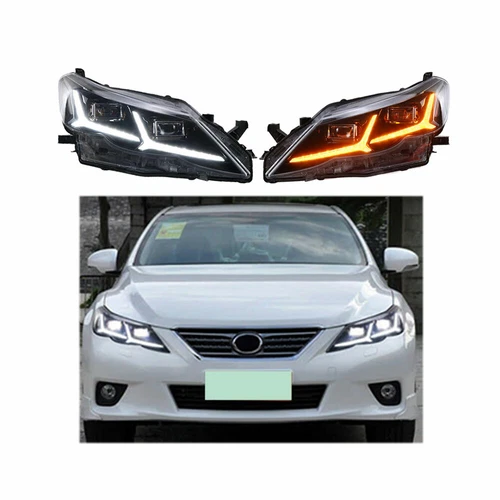 Headlight Assembly For Toyota Mark X 2010-2013 FULL LED Beam Projector LED DRL - Picture 15 of 18