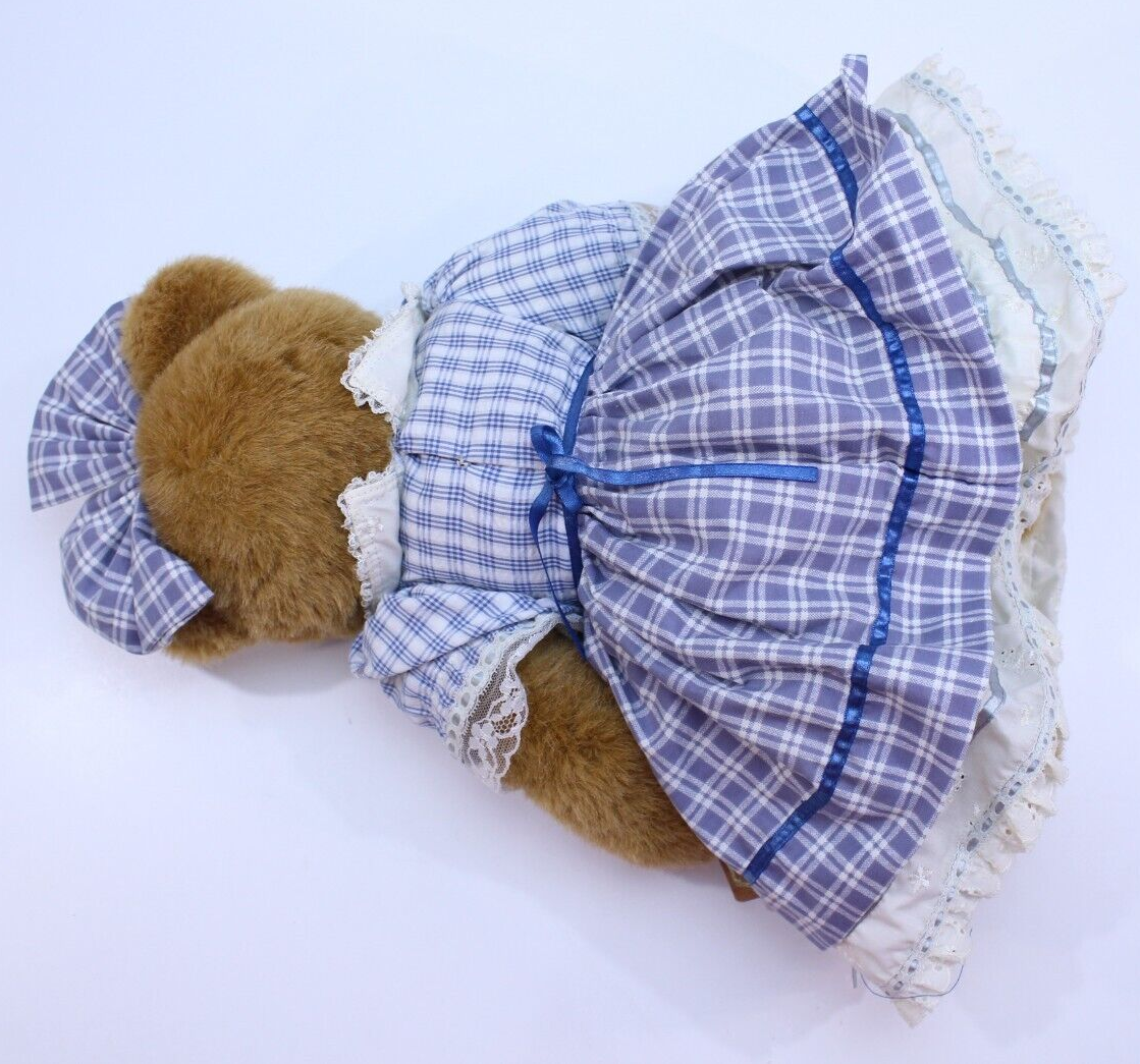 VTG Robert Raikes Bear Becky Thatcher Collectible Wood Doll Sculpture