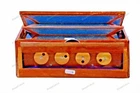 Shruti Box Wood 12 Notes Octave Shruti Box South Indian Surpati Handmade