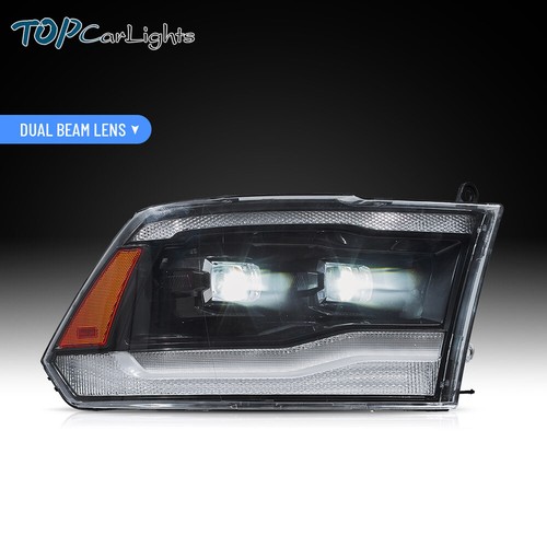 VLAND LED Dual Projector Headlights 2009-2018 For Dodge RAM 1500 2500 3500 - Foto 7 di 16