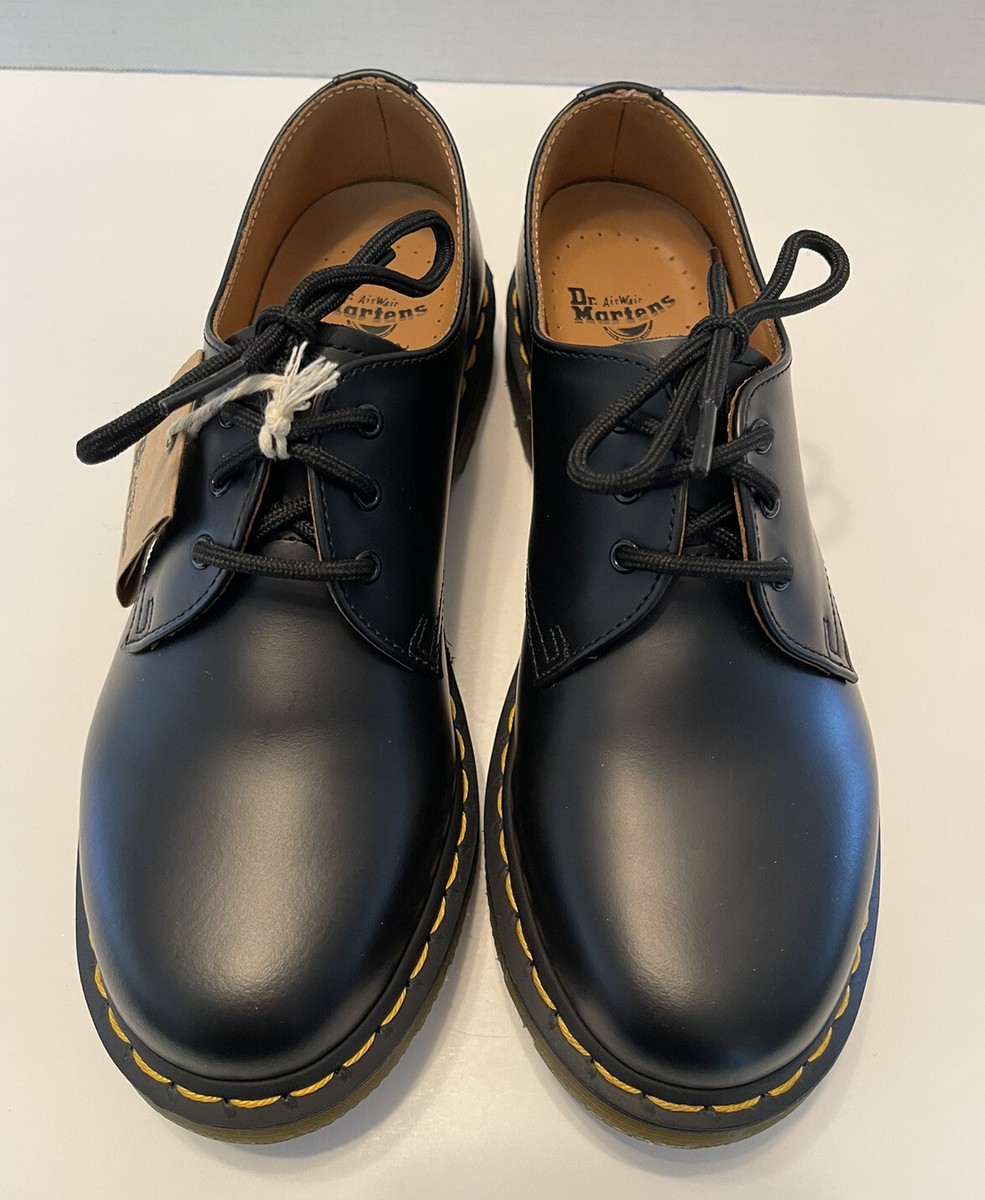 NWOT DR. MARTENS '1461 W' OXFORD WOMEN'S SHOES BLACK SMOOTH NWOT DR. MARTENS '1461 W' OXFORD WOMEN'S SHOES BLACK SMOOTH