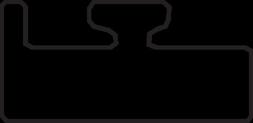 GARLAND 55" SLIDE FOR POLARIS PROFILE 12 GRAPHITE #15-5500-0-04-12 - Imagem 2 de 2