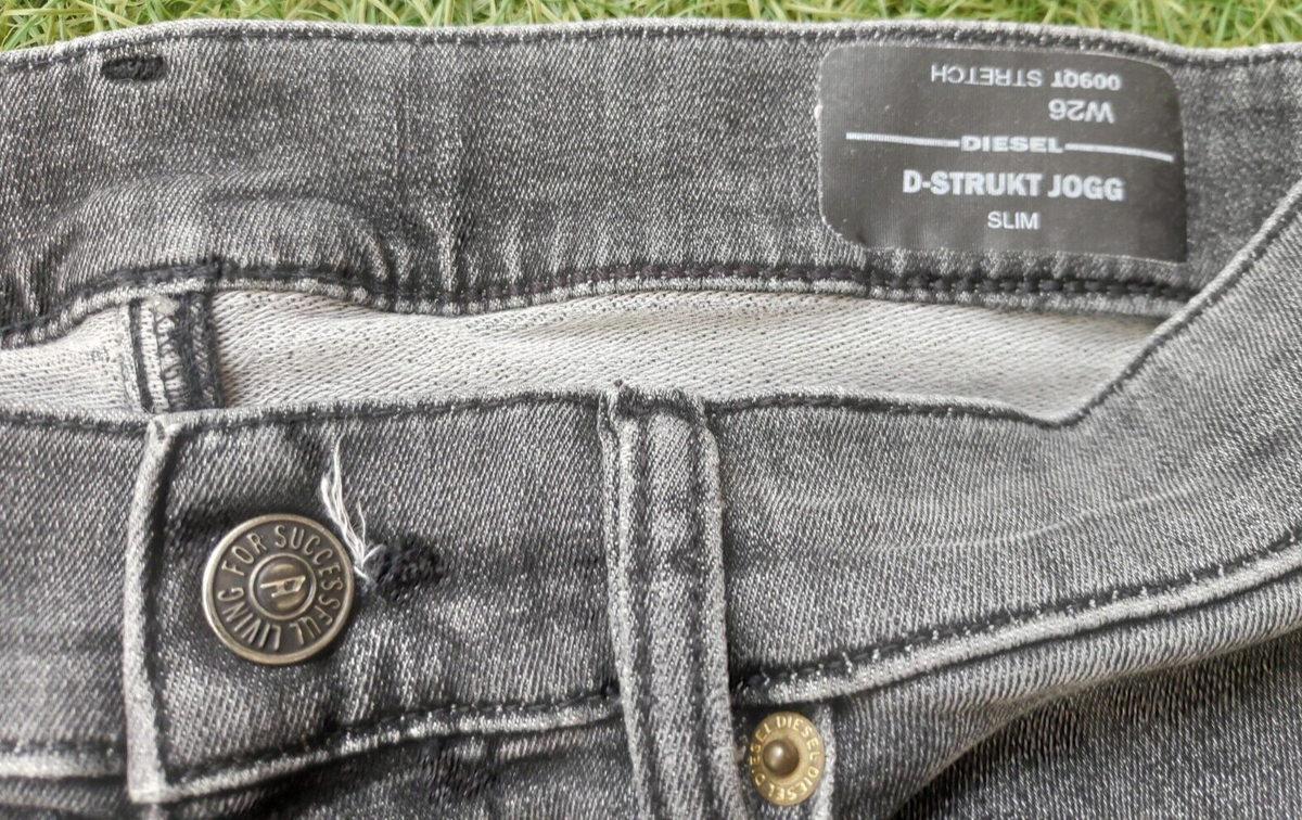Diesel D-Strukt Jogg Slim 009QT Stretch Distressed Black