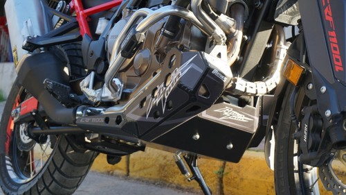 Engine Guard Honda CRF1100L 2020-24 Africa Twin Bash plate with Exhaust Guard - Picture 7 of 9