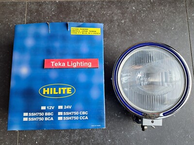 Hilite SH750 Zusatzscheinwerfer mit Lighting Ring Blau für LKW Ø215mm