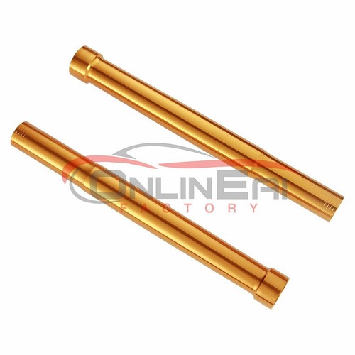 Front Outer Fork Tubes Pipes For YAMAHA YZF-R1M R1M 2015-2019 2017 Gold Aluminum - Foto 3 di 5