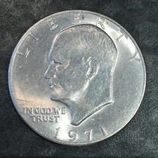 1971-D Eisenhower IKE Dollar Uncirculated - High Quality Scans #Q298