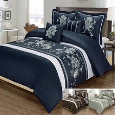 LUXURIOUS Myra100 Egyptian Cotton Duvet Cover Sets- 4 Styles 2 Sizes