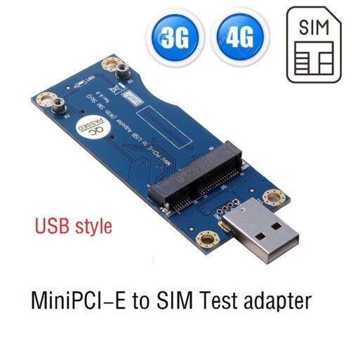 Mini PCI-E to USB Adapter With SIM card Slot for 3G 4G WWAN/LTE Module - Picture 2 of 19