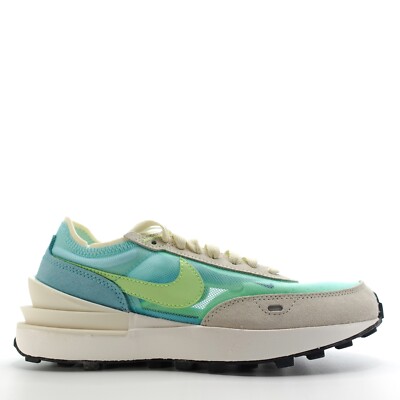 nike waffle one lime