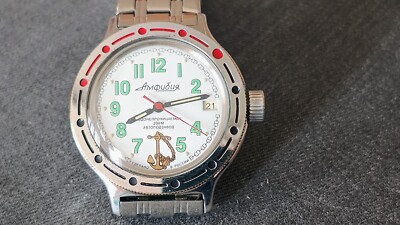 Vintage Vostok Wostok Commander Waterproof Amphibian UdSSR Vostok Armbanduhr