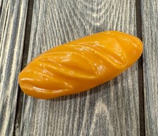 Vtg Baguette Brown Loaf Of Bread Pretend Play Toy Replacement Piece Part