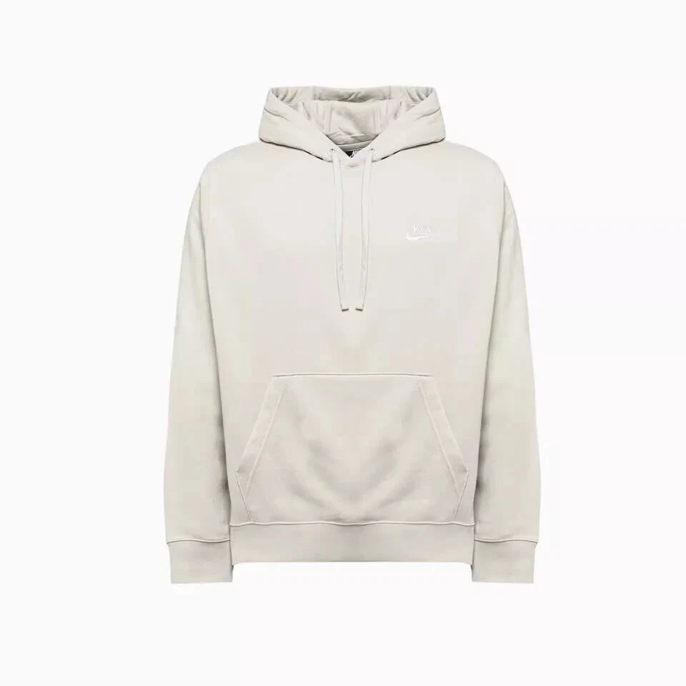Nike Sportswear Club Fleece Hoodie Light Bone UNISEX CHOOSE SIZE NEW AUTHENTIC
