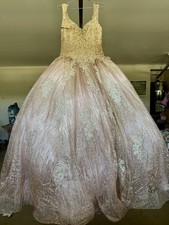 Morilee Rose Gold Quinceañera Dress