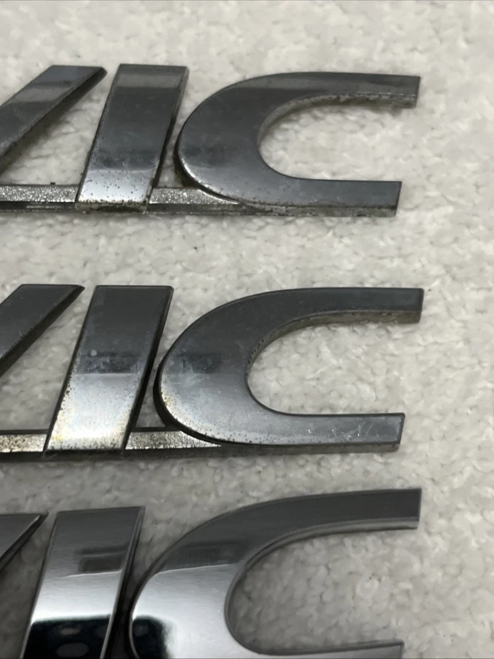 5 piezas⭐ 1996 1997 1998 2000 HONDA CIVIC EK OEM EMBLEMA MALETERO TRASERO ⭐ Foto 4 de 4