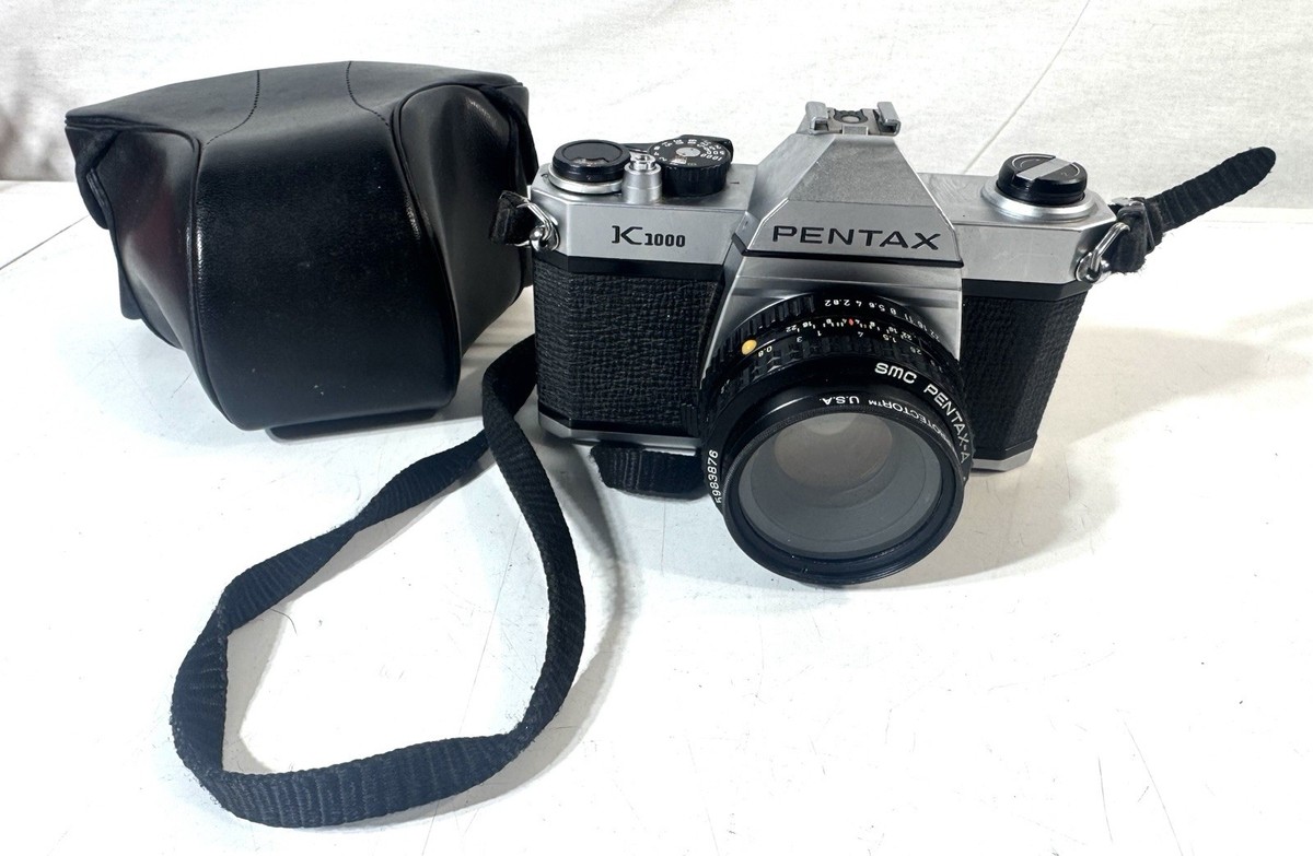 Pentax K1000 35mm SLR Film Camera, SMC Pentax-A 50mm f2 Lens