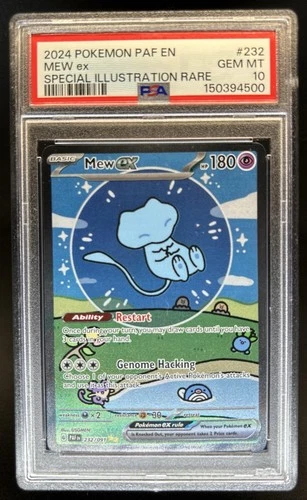 2024 Pokemon Paldean Fates Mew ex #232/091 PSA 10 GEM MINT