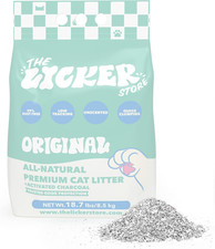 CLR2000A Unscented Premium Clumping Bentonite Clay Cat Litter W/Activated Charco