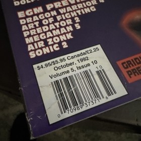Electronic Gaming Monthly. Vol 5 Issue 10. - Sega CD -  T.M.N.T Sonic 2 SNES