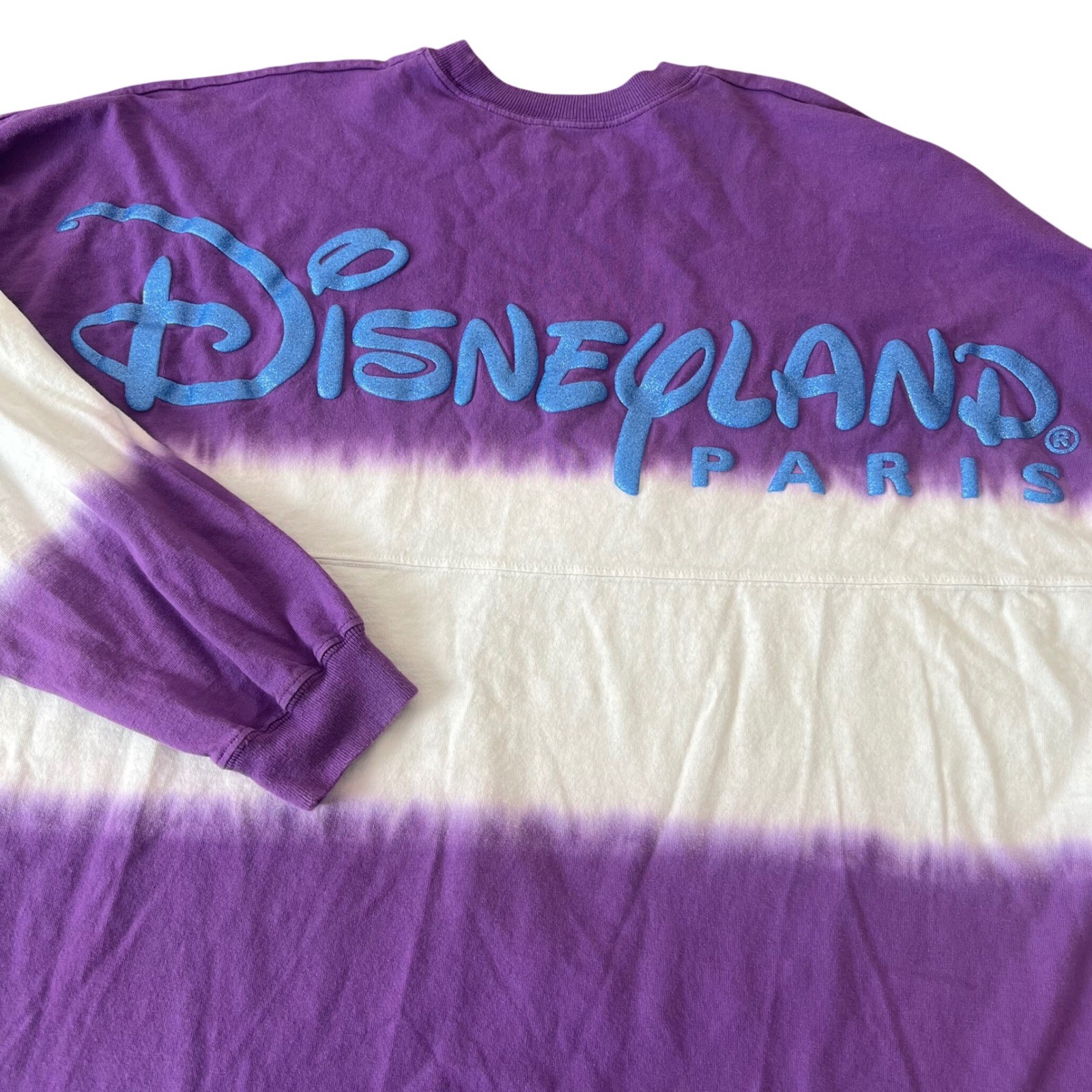 Jersey DisneyLand Paris Spirit XL Púrpura Tie Dye 30 Aniversario Pullover