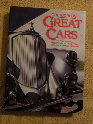 THE WORLD´S GREAT CARS Jeremy Coulter ISBN 15555214045 Chartwell geb. Buch 1989