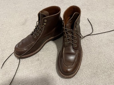 Grant Stone Brass Boot Crimson Chromexcel 8.5D