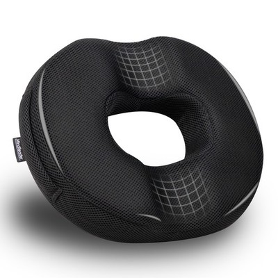 Mind Reader Donut Pillow Seat Cushion with Air-Cloud Technology, Tailbone, He...