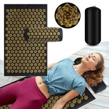 Acupressure Style Yoga Mat with Cushion Spike Design