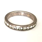 Vintage Ring MARKED 925 STERLING SILVER Size 5 Band Jewelry lot y