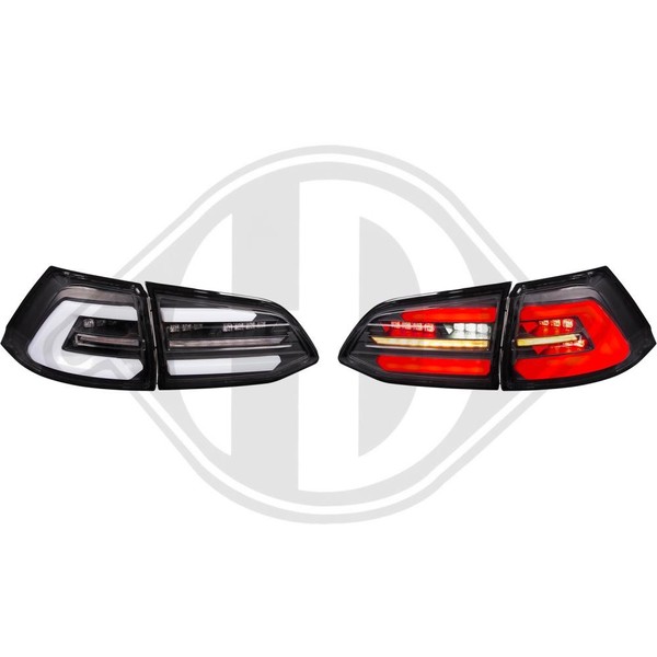 2216293 Heckleuchtensatz Hinten FüR VW Golf VII Variant (BA5, BV5)-image