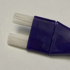 #6 Loew-Cornell Double Tip Artist’s Paintbrush 250-6 Checkerboard Purple Acrylic