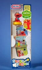 Little Tikes Story Dream Machine Sesame Street Elmo Story Collection + Figure !!