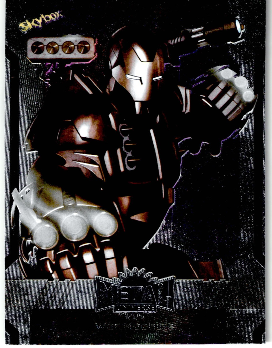 2024 SkyBox Metal Universe Avengers War Machine #71 Marvel Trading Card