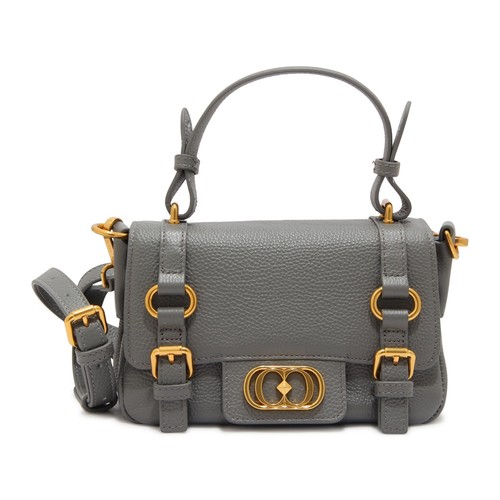 Sac à Main Mini Femme LA CARRIE GRACE - 22x14x11 Cm - Cuir Noir - Neuf Avec étiquette
