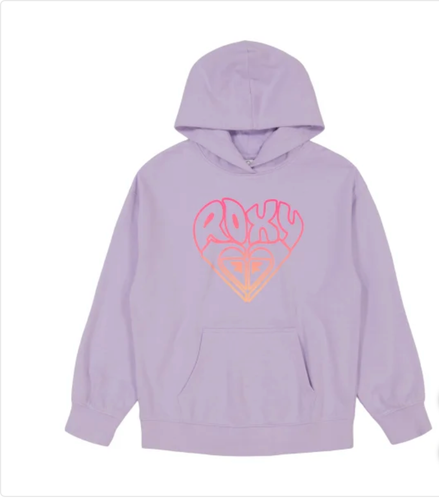 🔥Roxy Youth Mineral Wash Hoodie - Purple (Size L/14-16) | Trendy & Comfortable - Picture 3 of 5