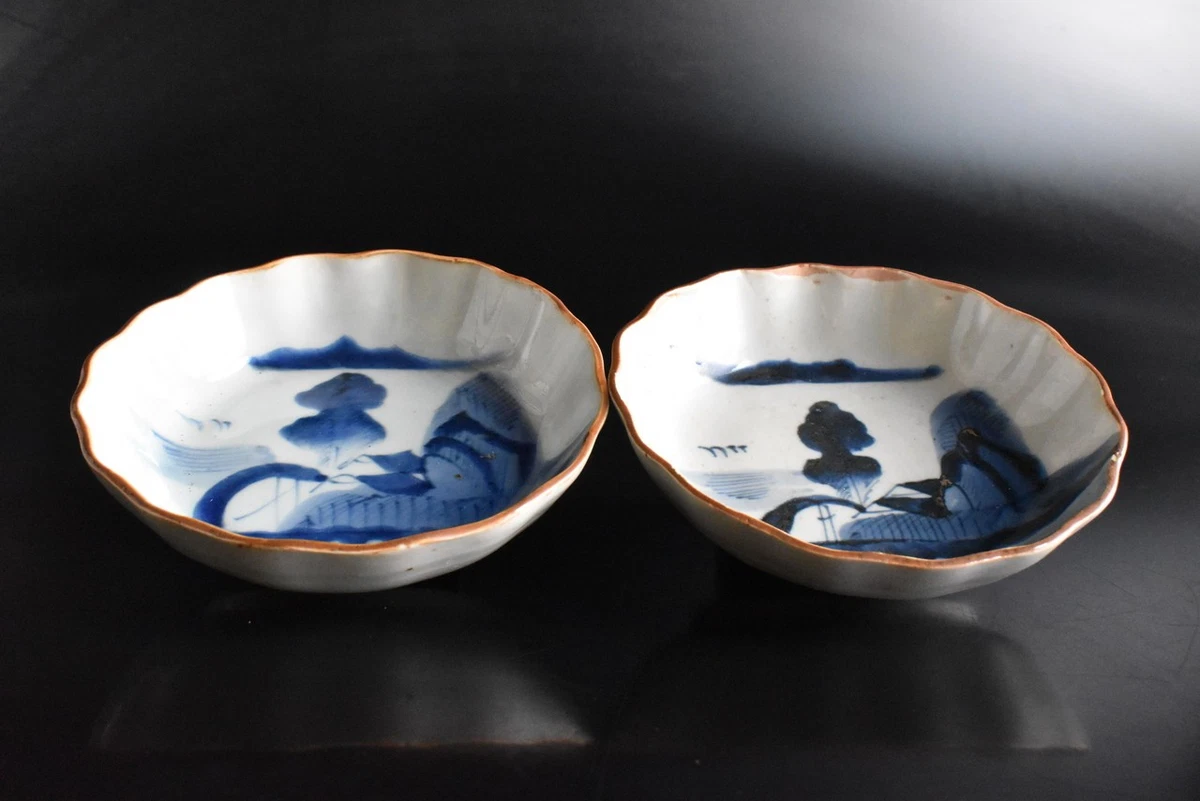 Las mejores ofertas en Original Antiguo Azul 1850-1899 platos