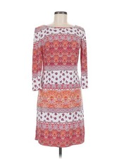 Chaps Women Orange Casual Dress 6