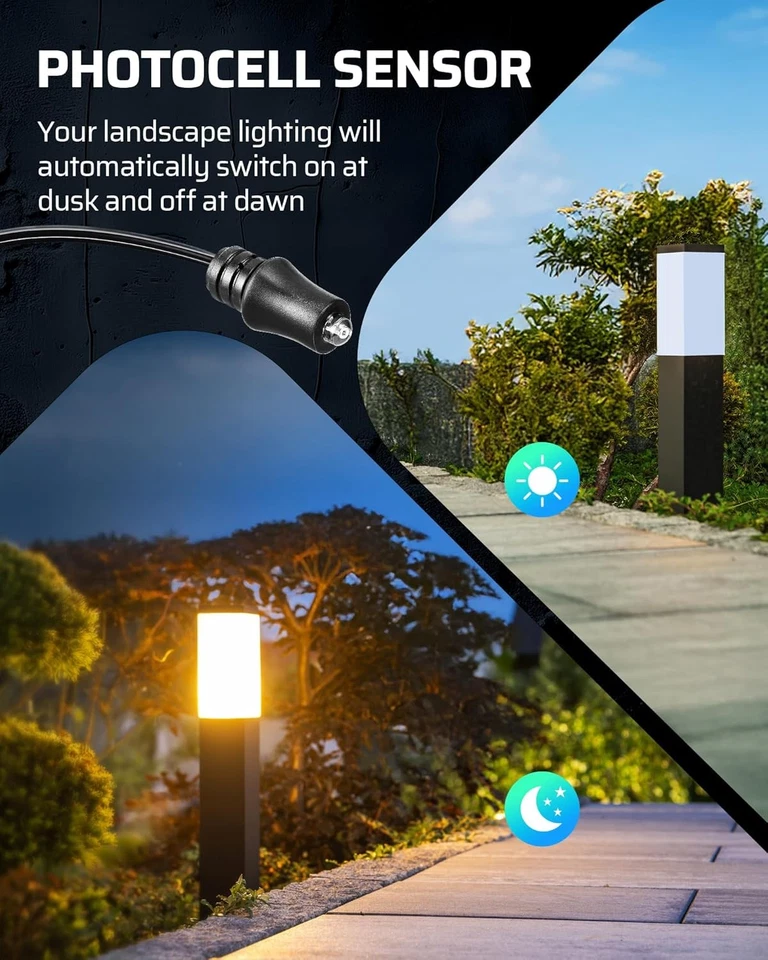 DEWENWILS 300W Low Voltage Landscape Transformer, 120V to 12V/15VAC...  - Image 4 of 4