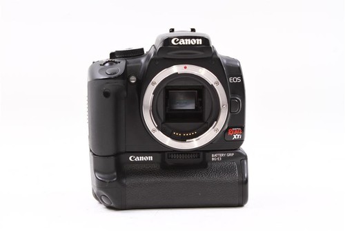 Used Canon Rebel EOS XTi Digital SLR Camera Body w/ BG-E3 Grip - Picture 2 of 9