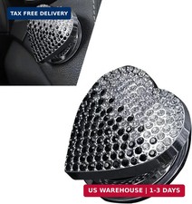 Bling Push Start Button Cover, Heart-Shaped Rhinestone Engine Start Stop Button