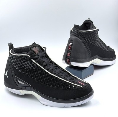 Vintage - Air Jordan 15 Retro SE Black Metallic Silver - Size 10