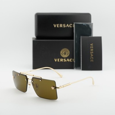 New Versace VE2245 100273 Gold/Violet Gradient 60-13-145 Sunglasses