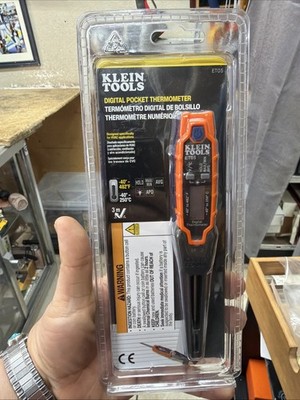 Klein Tools ET05 Digital Pocket Thermometer Probe Brand New Sealed
