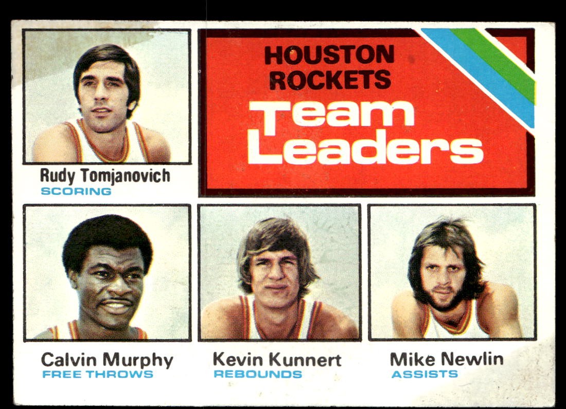 Houston Rockets Team Leaders #123 Basketball Cards 1975 Topps trading card — raw and PSA graded price guide
