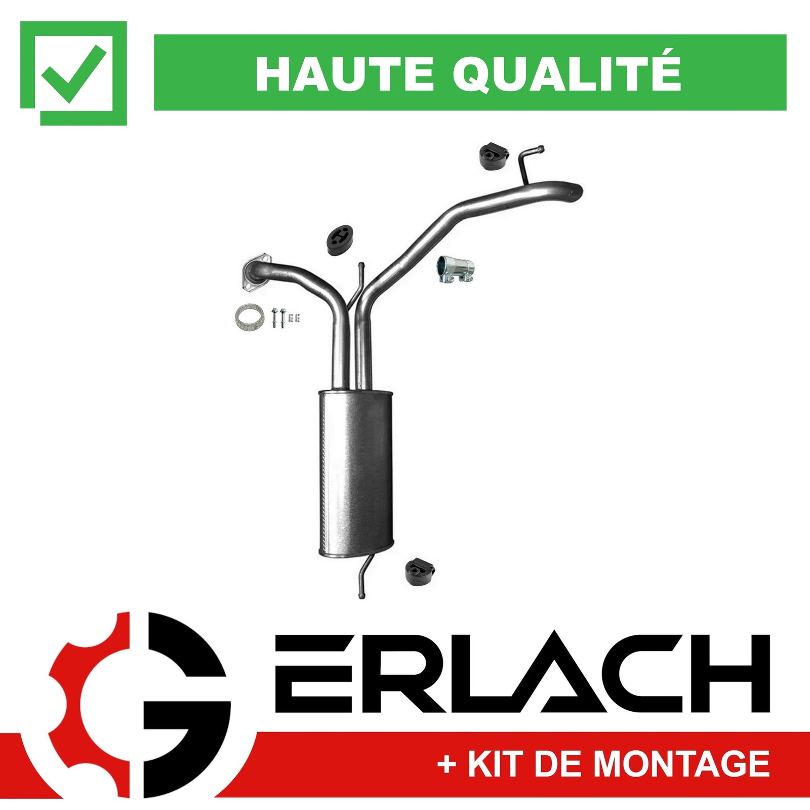 Silencieux arrière pour Honda Civic 1.4 stoppe les bruits de fuite échappement 9314